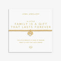 Joma Jewellery A Little Family Is A Gift That Lasts Forever Gold Plated Bracelet