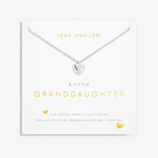 Joma Jewellery A Little Grandaughter Silver Necklace