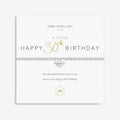 Joma Jewellery A Little Happy 30th Birthday Bracelet