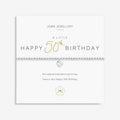 Joma Jewellery A Little Happy 50th Birthday Bracelet