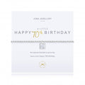 Joma Jewellery A Little Happy 70th Birthday Bracelet