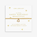 Joma Jewellery A Little Happy Birthday Beautiful Gold Plated Bracelet