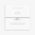 Joma Jewellery A Little Hero Silver Plated Bracelet