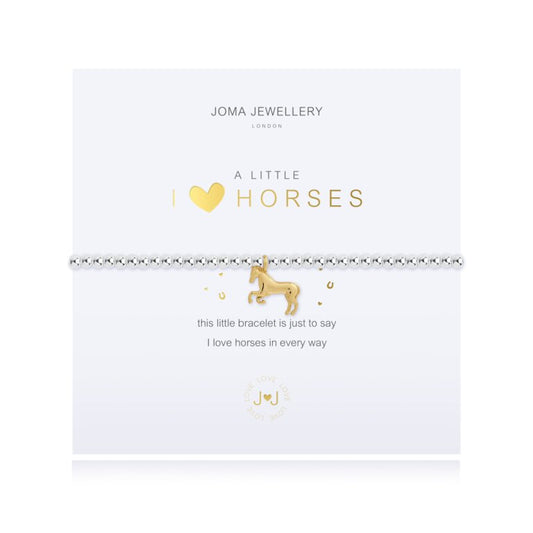 Joma Jewellery A Little I Love Horses Bracelet