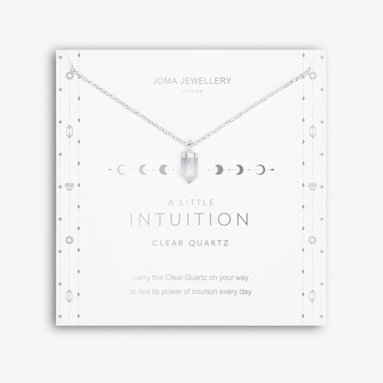 Joma Jewellery A Little Intuition Crystal Clear Quartz Necklace