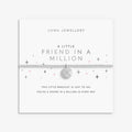 Joma Jewellery A Little Friend In A Million Silver Plated Bracelet