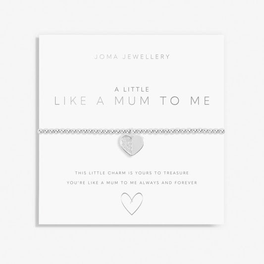 Joma Jewellery A Little Like A Mum To Me Silver Bracelet