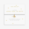 Joma Jewellery A Little Love You To Bits Silver & Gold Plated Bracelet