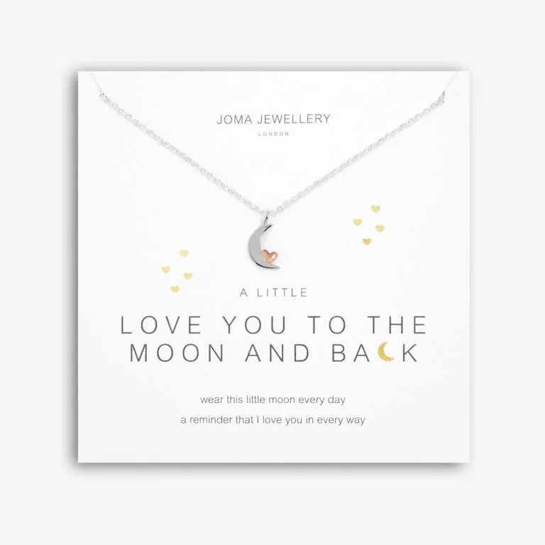 Joma Jewellery A Little Love You To The Moon and Back Necklace