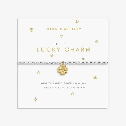 Joma Jewellery A Little Lucky Charm Silver & Gold Plated Bracelet