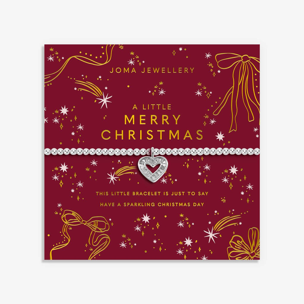 Joma Jewellery Christmas A Little Merry Christmas Silver Plated Bracelet