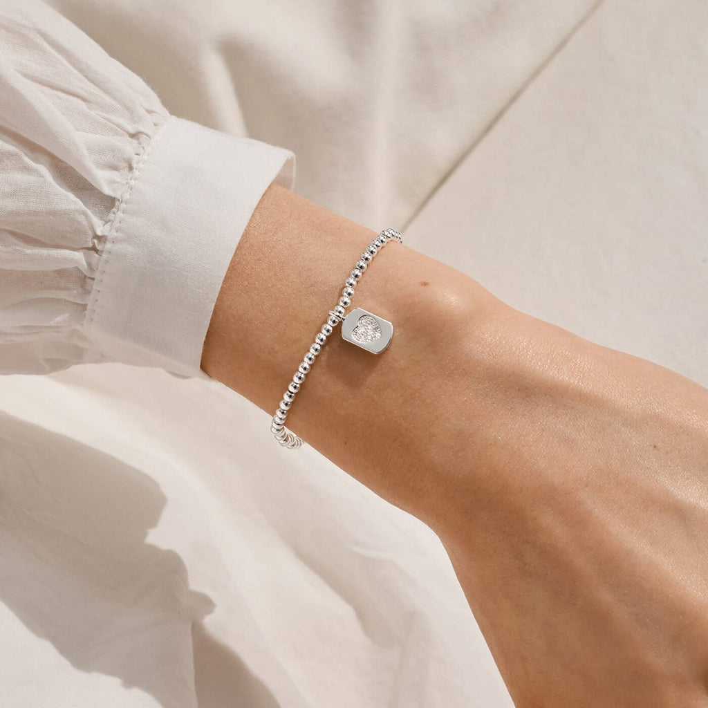 Joma Jewellery Christmas A Little Merry Christmas Lovely Daughter Silver Plated Bracelet