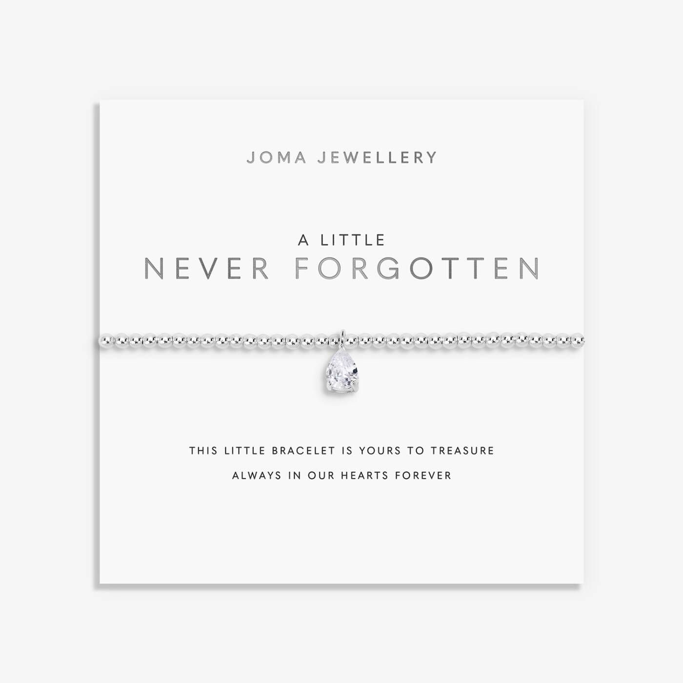 Joma Jewellery A Little Never Forgotten Silver Plated Bracelet