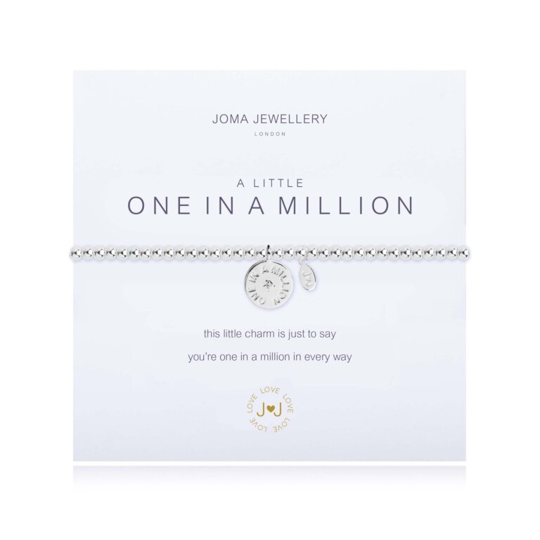 Joma Jewellery A Little One In A Million Printed Disc Bracelet