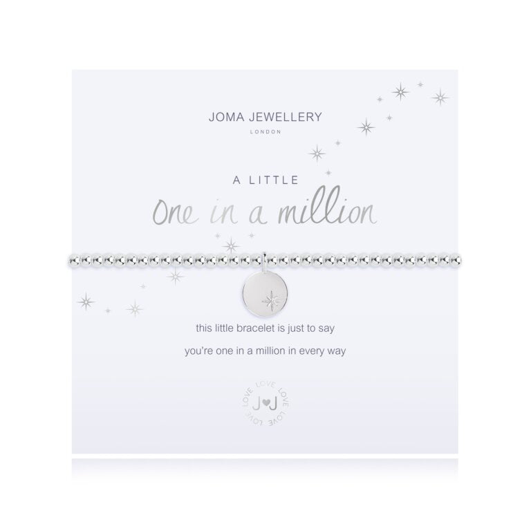 Joma Jewellery A Little One In A Million CZ Disc Bracelet