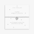 Joma Jewellery A Little Positivity Silver Plated Bracelet