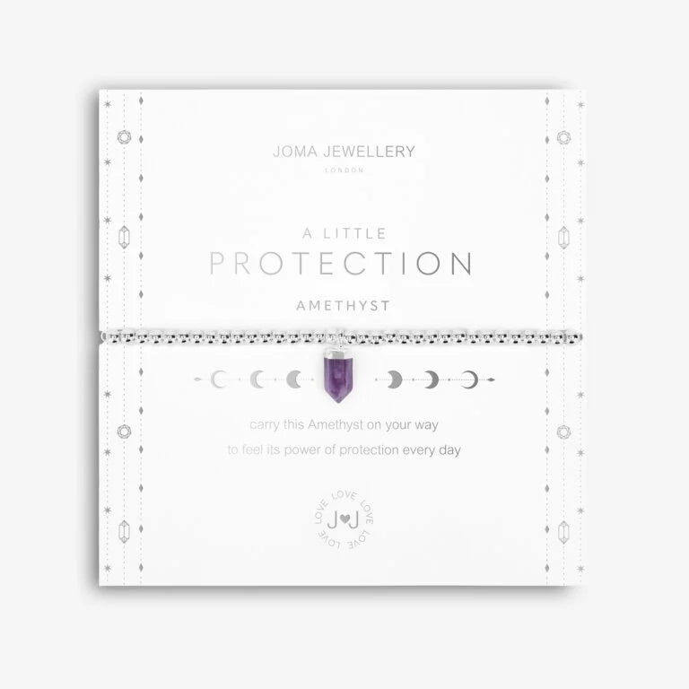 Joma Jewellery A Little Protection Crystal Amethyst Bracelet