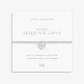 Joma Jewellery A Little Sending Love Silver Plated Bracelet