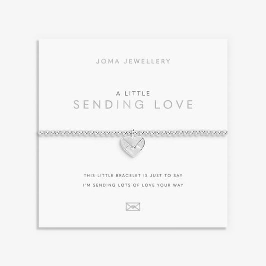 Joma Jewellery A Little Sending Love Silver Plated Bracelet