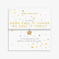 Joma Jewellery A Little Some Call It Chaos We Call It Family Silver & Gold Plated Bracelet