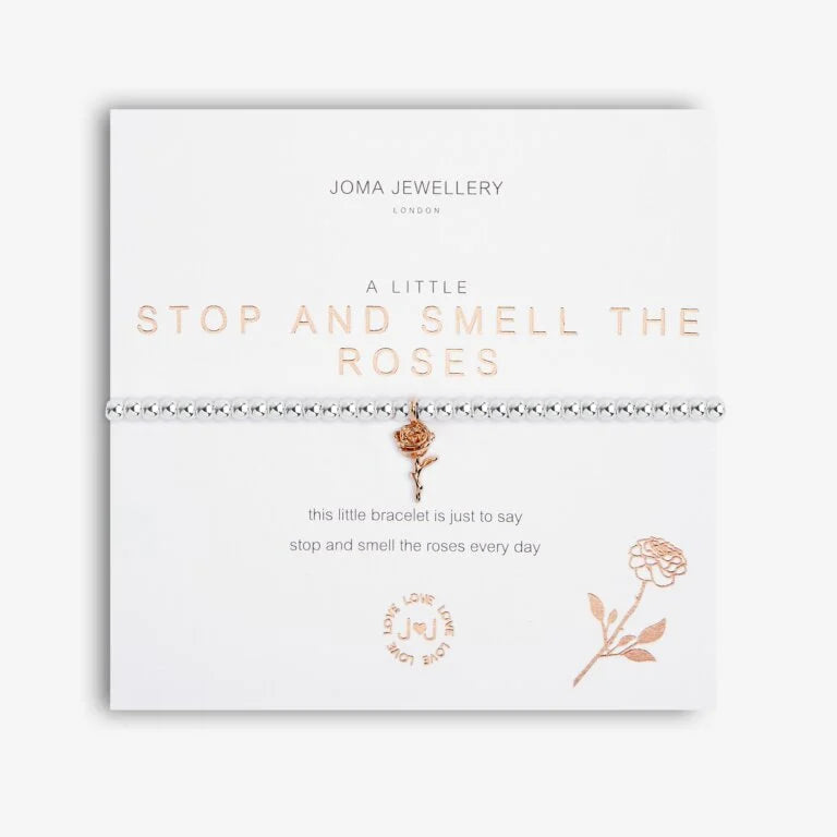 Joma Jewellery A Little Stop And Smell The Roses Bracelet