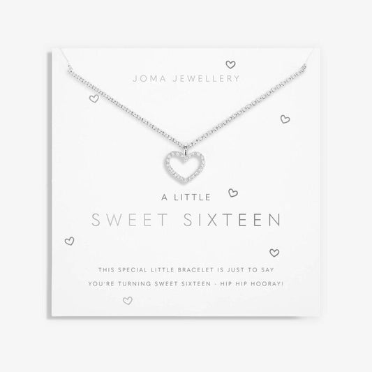 Joma Jewellery A Little Sweet Sixteen Silver Necklace