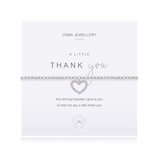 Joma Jewellery A Little Thank You Heart Bracelet
