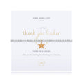 Joma Jewellery A Little Thank You Teacher Bracelet Gold Star