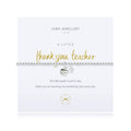 Joma Jewellery A Little Thank You Teacher Bracelet Silver Apple
