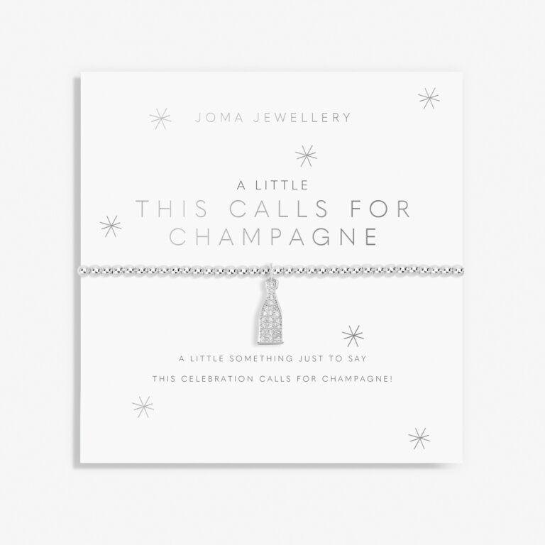 Joma Jewellery A Little This Calls For Champagne Silver Bracelet