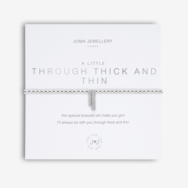 Joma Jewellery A Little Through Thick And Thin Bracelet