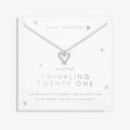Joma Jewellery A Little Twinkling Twenty One Silver Necklace