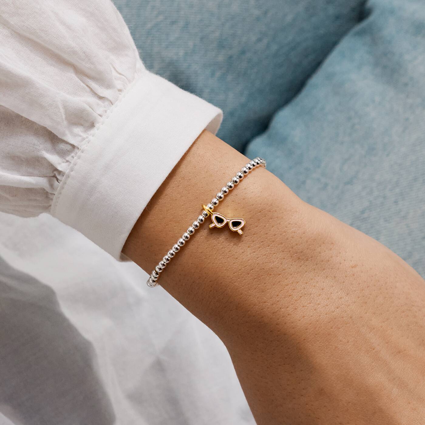Joma Jewellery A Little Vibes Cool Aunt Era Silver & Gold Plated Bracelet
