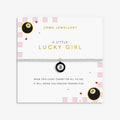 Joma Jewellery A Little Vibes Lucky Girl Silver Plated Bracelet