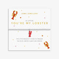 Joma Jewellery A Little Vibes You're My Lobster Silver Plated Bracelet