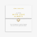 Joma Jewellery A Little With Love Always Silver & Gold Plated Bracelet