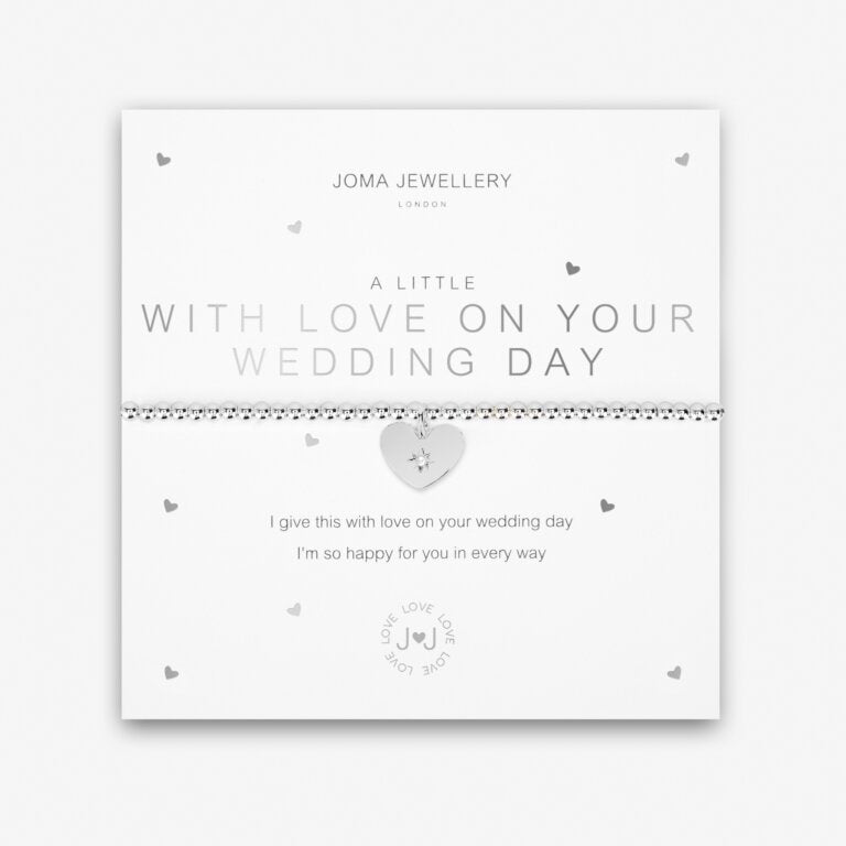 Joma Jewellery A Little With Love On Your Wedding Day Bracelet