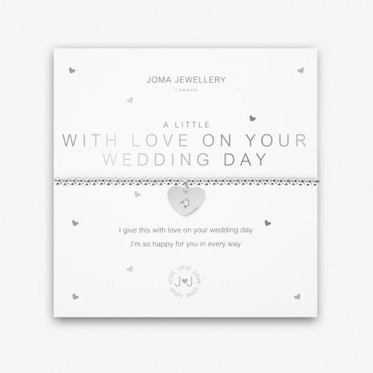 Joma Jewellery A Little With Love On Your Wedding Day Bracelet