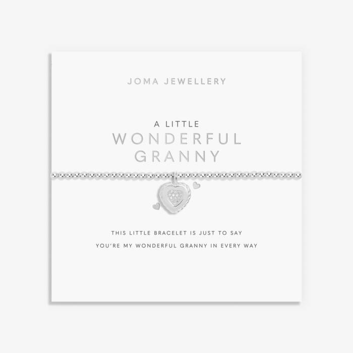 Joma Jewellery A Little Wonderful Granny Silver Plated Bracelet