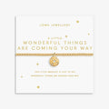 Joma Jewellery A Little Wonderful Things Are Coming Your Way Gold Plated Bracelet