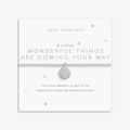 Joma Jewellery A Little Wonderful Things Are Coming Your Way Silver Plated Bracelet