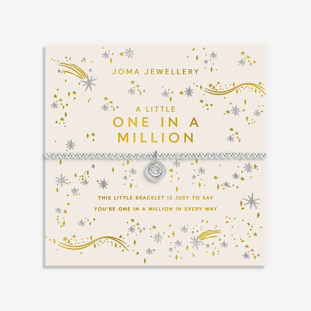 Joma Jewellery Christmas A Little One In A Million Silver Plated Bracelet