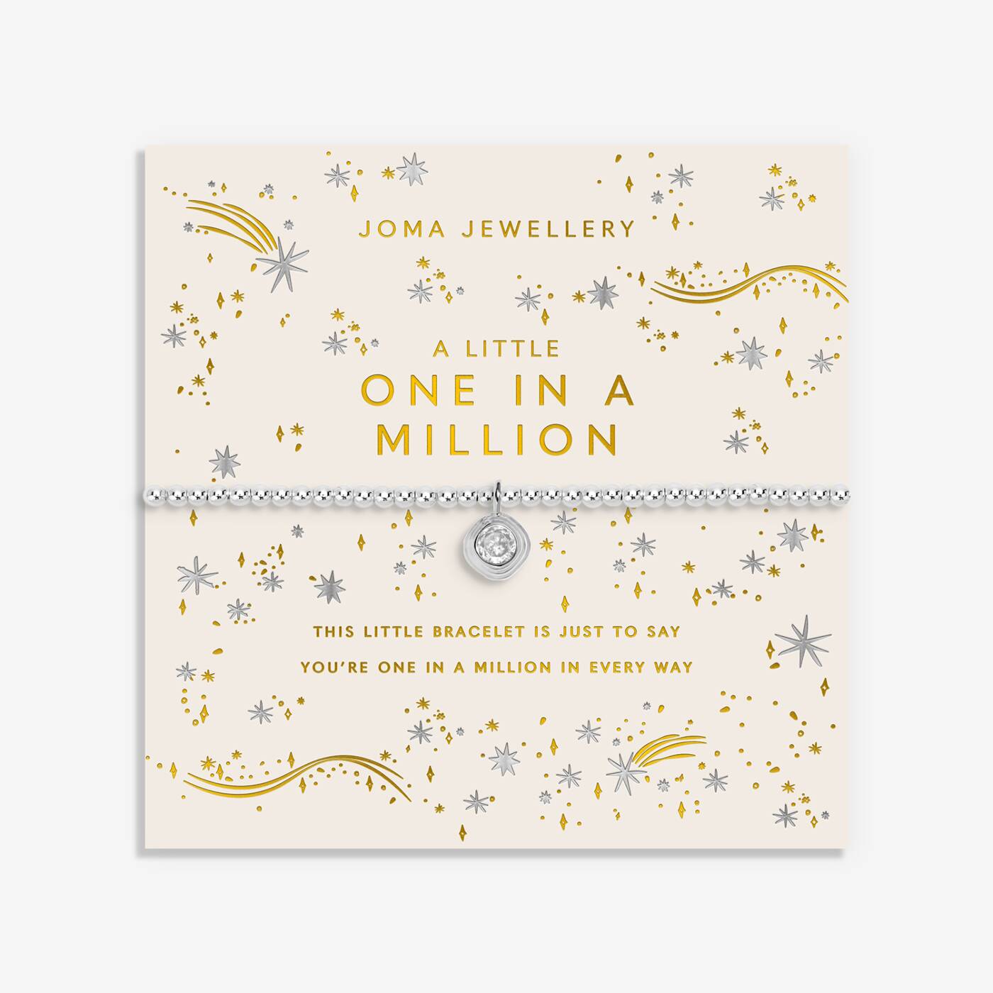 Joma Jewellery Christmas A Little One In A Million Silver Plated Bracelet