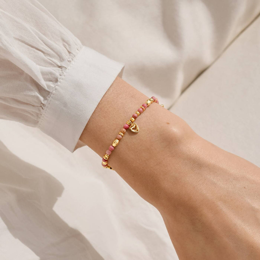 Joma Jewellery Affirmation Card Friendship Gold Plated Bracelet