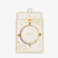 Joma Jewellery Affirmation Card Peace Gold Plated Bracelet