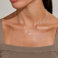 Joma Jewellery Alphabet Necklace A Little P Silver Plated Necklace