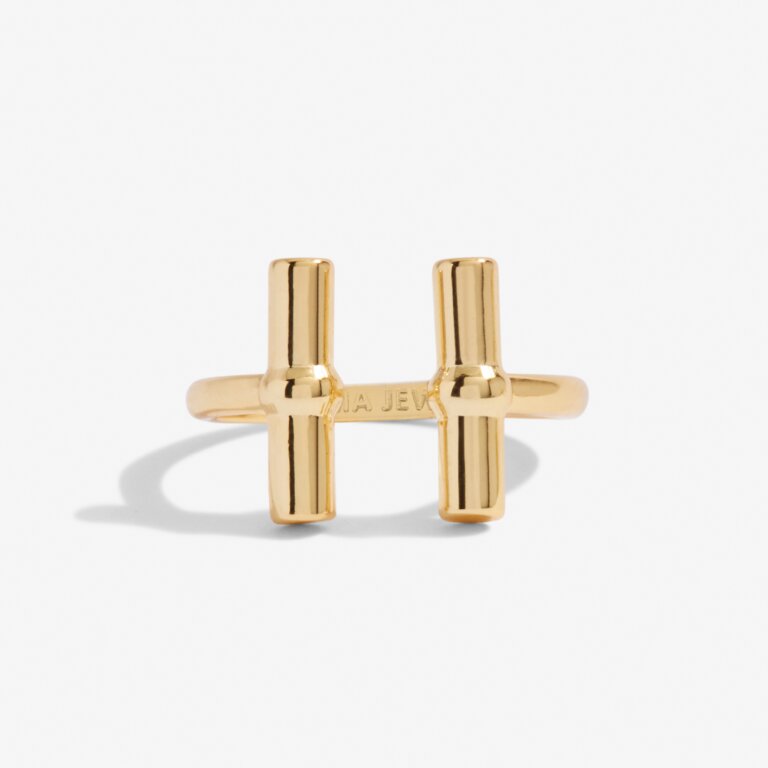 Joma Jewellery Aura Gold Bar Gold Ring