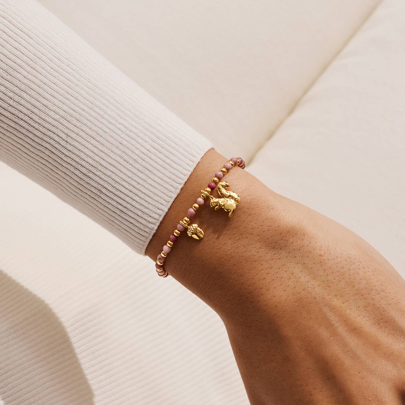 Joma Jewellery Autumn's Calling A Little Small But Mighty Gold Plated Bracelet