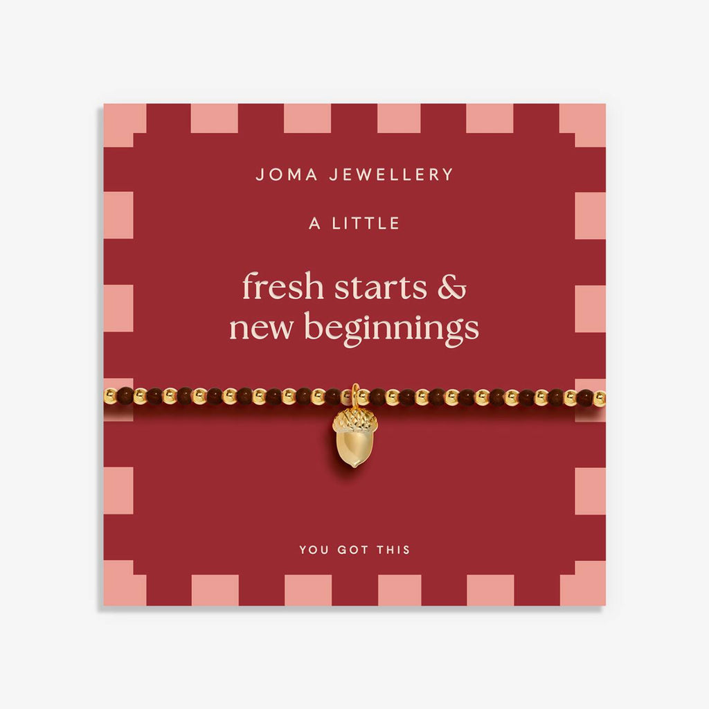 Joma Jewellery Autumn's Calling A Little Fresh Starts And New Beginnings Gold Plated Bracelet