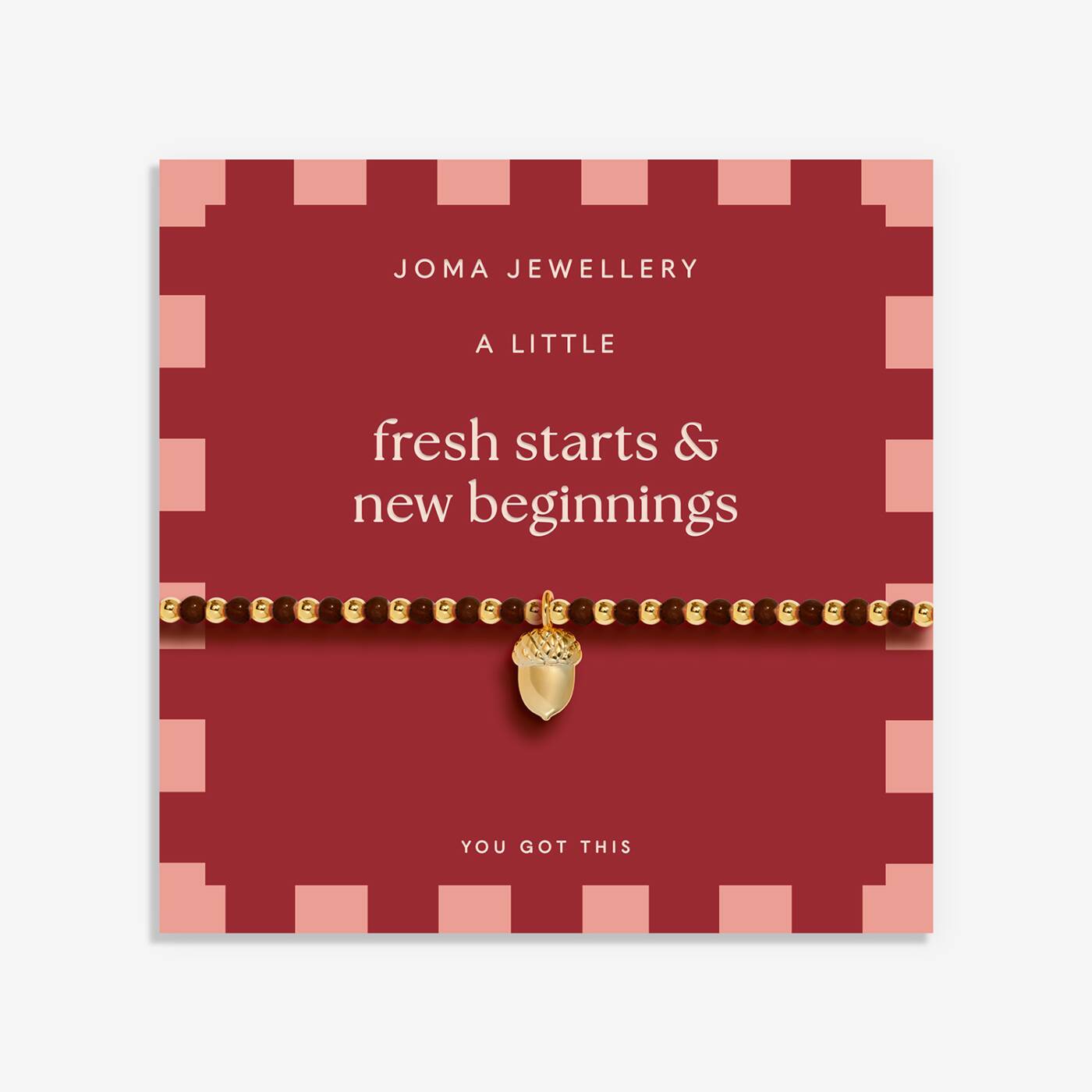 Joma Jewellery Autumn's Calling A Little Fresh Starts And New Beginnings Gold Plated Bracelet